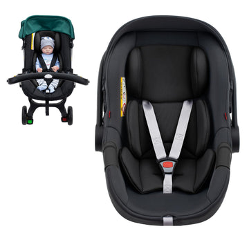 Infant Car Seat Insert, Ultra-Thick Carseat Head Support for Newborn, Breathable Mesh Baby Car Seat Cushion with Filled Sponge, 