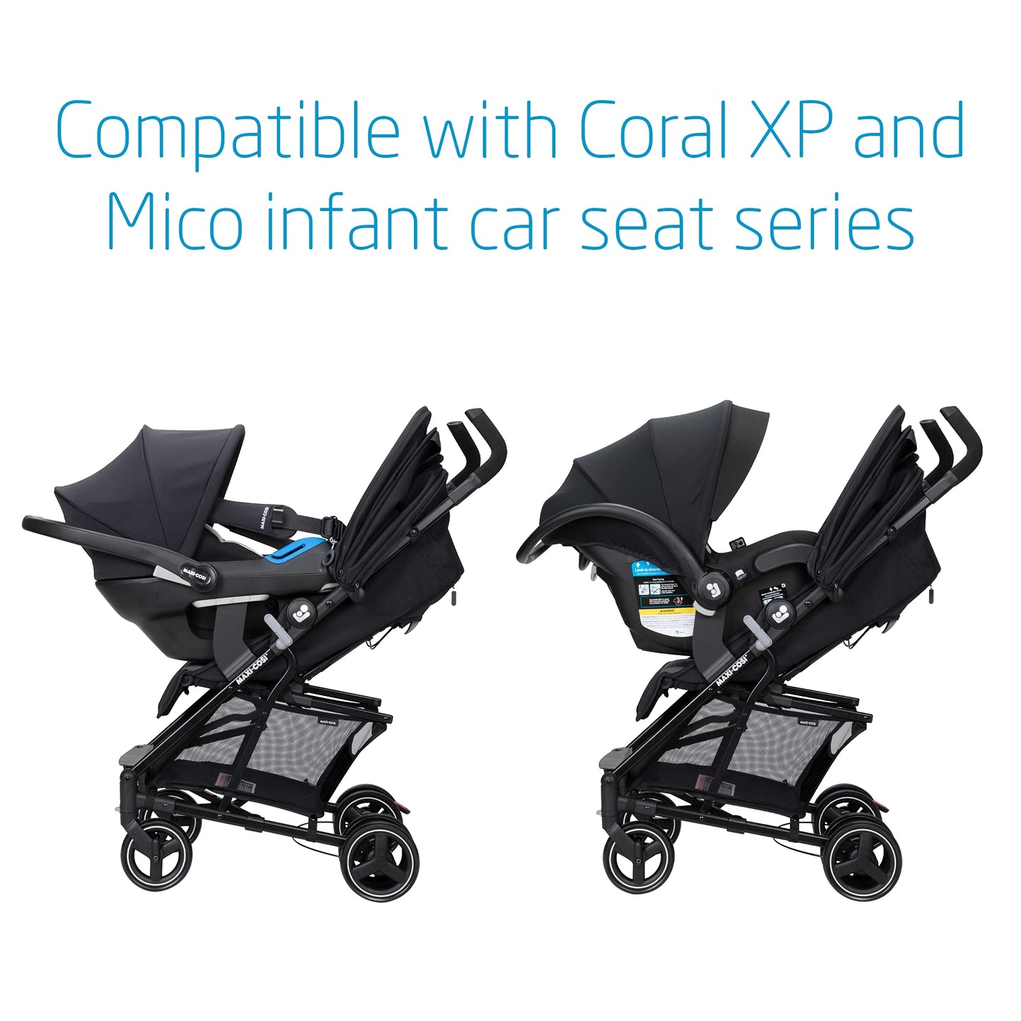 Maxi-Cosi Mara XT Ultra Compact Stroller, Essential Black