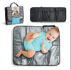 Graco Portable Baby Diaper Changing Table Pad Bag with Wipe & Travel Essentials Pockets - Deluxe Compact Clean Padded Infant Cha