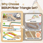 Bierum Pikler Triangle Set 8 In 1, Wooden Toddler Climbing Toys Indoor, Foldable Pickler Climbing Set With Ramp For Sliding Or C