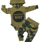 Fommy Baby Boy Clothes 6-9 Months Boy Outfits Daddy'S Boy Print Hoodies+Long Camouflage Pants 2Pcs Outfits Set Stuff Gifts