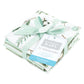 Hudson Baby Unisex Baby Flannel Washcloths, Eucalyptus 10Pk, One Size