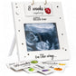 Ultrasound Picture Frame, Sonogram Picture Frame With Belly Bump Fruit And Vegetable Signs, Expecting Parents To Be Unique Gifts