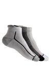 Texlon MenS Cushion Ankle Length Terry Towel Sports Multicolored Socks (Pack Of 3)