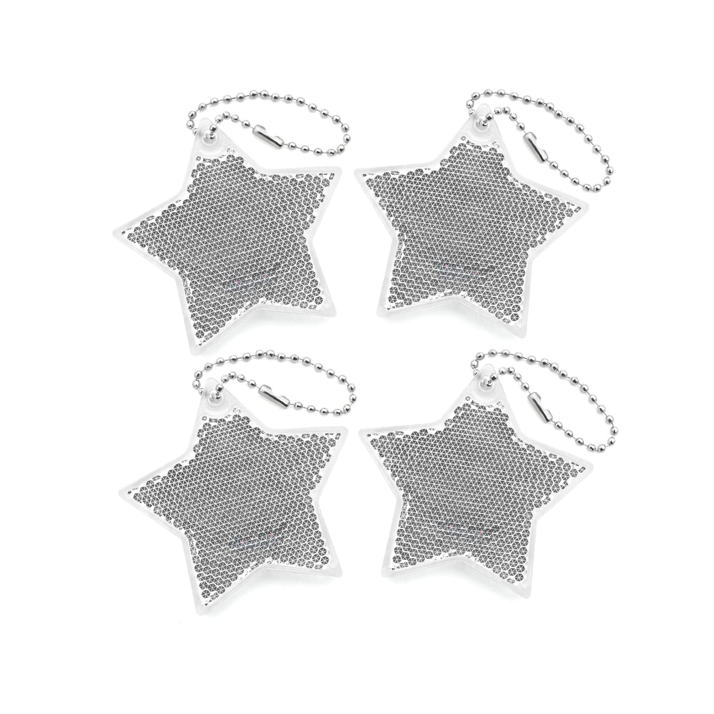 Demyprox Funflector Safety Reflectors - Stars - Stylish Reflective Gear For Jackets, Bags, Purses, Backpacks, Strollers And Whee