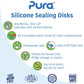 Pura Stainless Universal Lid - Plastic Free, Bpa Free, Reusable Eco-Friendly & Compatible W/All Pura Bottles - Aqua