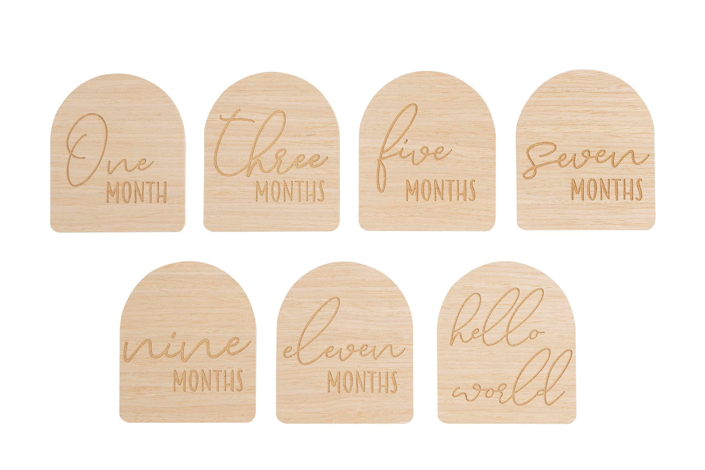 Pearhead Arch Milestone Props, Reversible Photo Props, Baby Growth And Pregnancy Growth Cards, Gender Neutral Baby Photo Prop, W