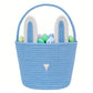 Easter Basket,Bunny Easter Baskets,Easter Buckets For Kids Girls Boys Easter Egg Hunting Basket,Bunny Rabbit Easter Tote Bags Fo