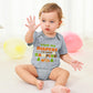 Unicomidea Infant Short Sleeve Outfit Newborn Baby Rompers Cute Letter Bodysuit Of Shit Pack My Diapears,Funny Jumpsuit For 0-3