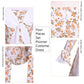 Vibsion Girls Prairie Pioneer Costume Pilgrim Dress Kids Floral Colonial Village Girl Costume Bonnet Apron Set Halloween