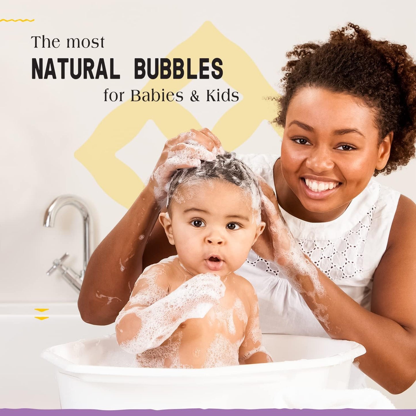Alaffia  Everyday Shea Bubble Bath Lemon Lavender, 32  Fl  Oz,  Calming Lemon Balm With Lavender Oil,  Soft Moisturized Skin, Ma