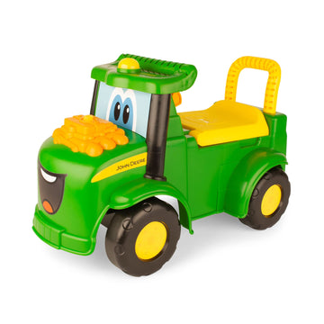 John Deere Johnny Tractor Ride-On Toy - Includes Lights and Sounds - John Deere Tractor Toys - Kids Farm Toys for 12 Months and 