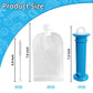 Newmemo 6Pcs Reusable Baby Food Pouches Filler Kit Baby Food Pouch Maker For Applesauce Yogurt Smoothie Refillable Fruit Puree P