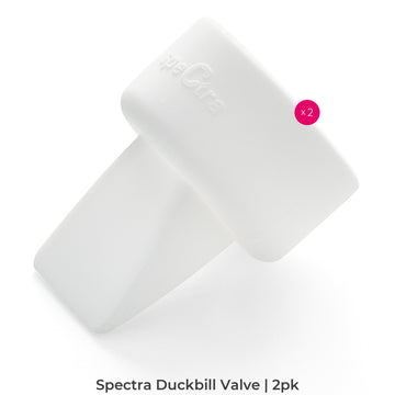 Spectra - Duckbill Valve Replacement For Breast Milk Pump (Pack Of 2) - Fits Small, Medium, Large, Or X-Large Breast Shields And