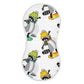 YYZZH Raccoon and Skateboard Pattern Muslin Burp Cloths for Baby 1 Pack 100% Cotton Baby Washcloths Bibs for Boy Girl