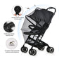Duomi 2-In-1 Stroller Sun Shade And Mosquito Net Cover - Universal Breathable Baby Cover With Two-Way Zipper For Extender