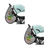 Accmor 2Pcs Universal Stroller Organizer, Side Sling Stroller Organizer, Mesh Cargo Net Stroller Storage Caddy, Stroller Bag Acc