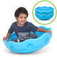 Simplay3 Two Sided Rock Around Wobble Disk And Climbing Dome For Toddlers And Kids - Rocking And Climbing - Indoor/Outdoor - Blu