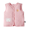 Monvecle Baby Cotton Warm Vests Unisex Infant to Toddler Padded Waistcoat Pink Bear 12-18M