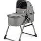 Peg Perego Bassinet with Home Stand for Ypsi-Veloce-Vivace, Mercury (Grey)