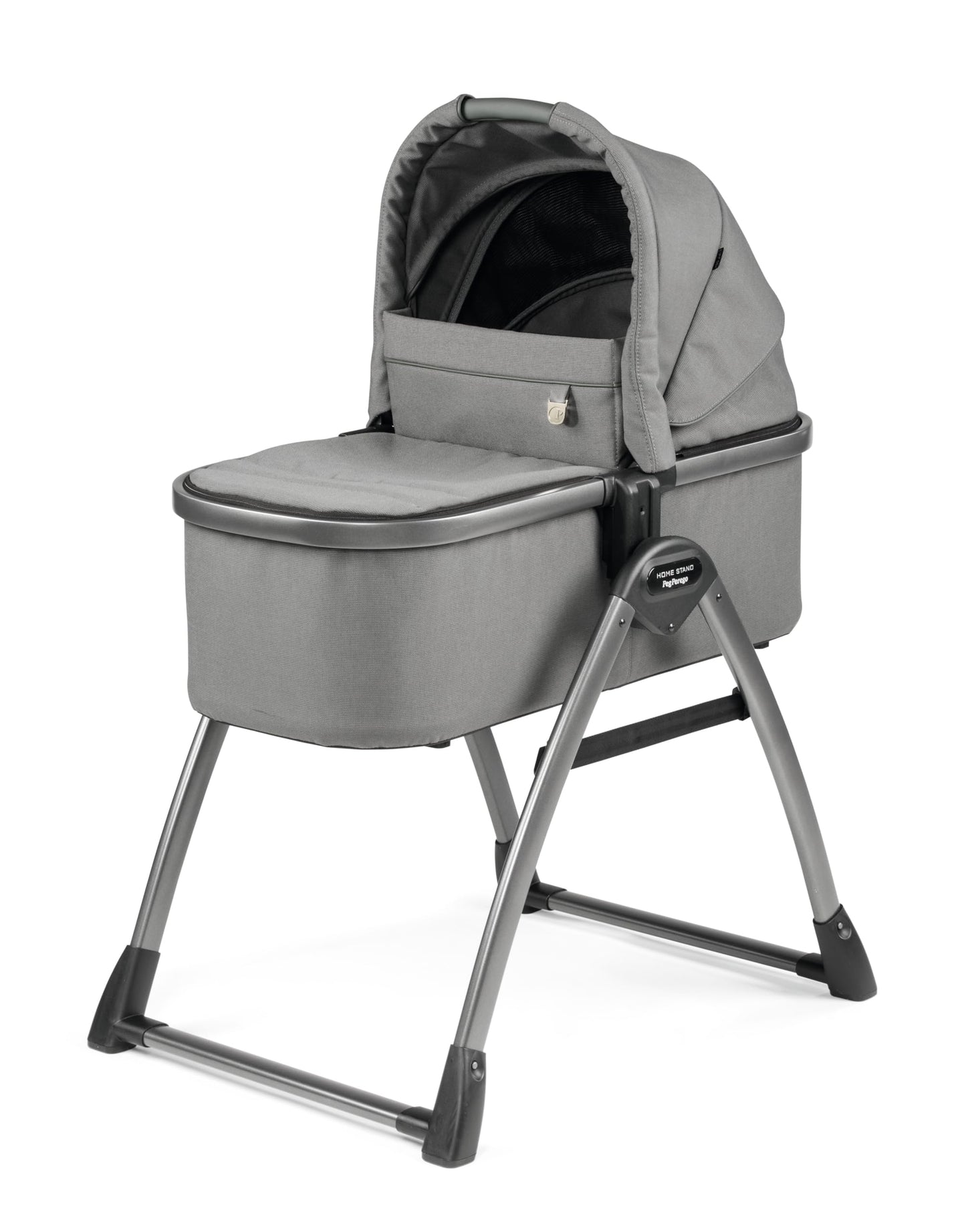 Peg Perego Bassinet with Home Stand for Ypsi-Veloce-Vivace, Mercury (Grey)