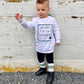 Allshope Toddler Baby Boy St Patricks Day Outfit Long Sleeve Clover Letter Print Sweatshirt And Solid Jogger Pant Clothes Set (C