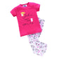 EIMOIE Girls Nightwear Regular Pajama Top (2493_Dark Pink_910 Years)