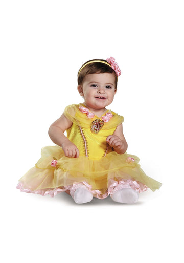 Disguise Baby Girls' Belle Infant, Yellow, (12-18 Mths)