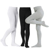 Toddler Tights Cable Knit Cotton Tights Dance Ballet Pantyhose Leggings Stocking Pants Girls Tights Age 4-12 3 Pairs White Black