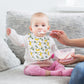 Snap Muslin Bibs For Girls, 3-Pack Baby Bibs For Infants, Newborns And Toddlers, 100% Cotton Muslin Absorbent & Soft Layers, Adj