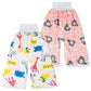 2 Packs Waterproof Diaper Pants Potty Training Cloth Diaper Pants For Baby Boy And Girl Night Time Pink