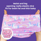 BISENKID Waterproof Diaper Cover for Plastic Pants for Toddlers Good Elastic Plastic Underwear for Toddlers Girls 3t