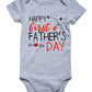 Funny Bodysuit Baby Boy Father Day Clothes Short Sleeve Newborn Outfit 0-3 Months Infant Romper