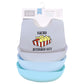 Hudson Baby Unisex Baby Silicone Bibs, Fast Food, One Size