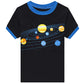 Little Boys Short Set Pajamas For Boys 100% Cotton Toddler Planet Sleepwear Summer Clothes Size 2-7T(Planet-79 5T)