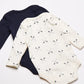 Hudson Baby Unisex Baby Cotton Long-Sleeve Bodysuits, Forest, 6-9 Months Us