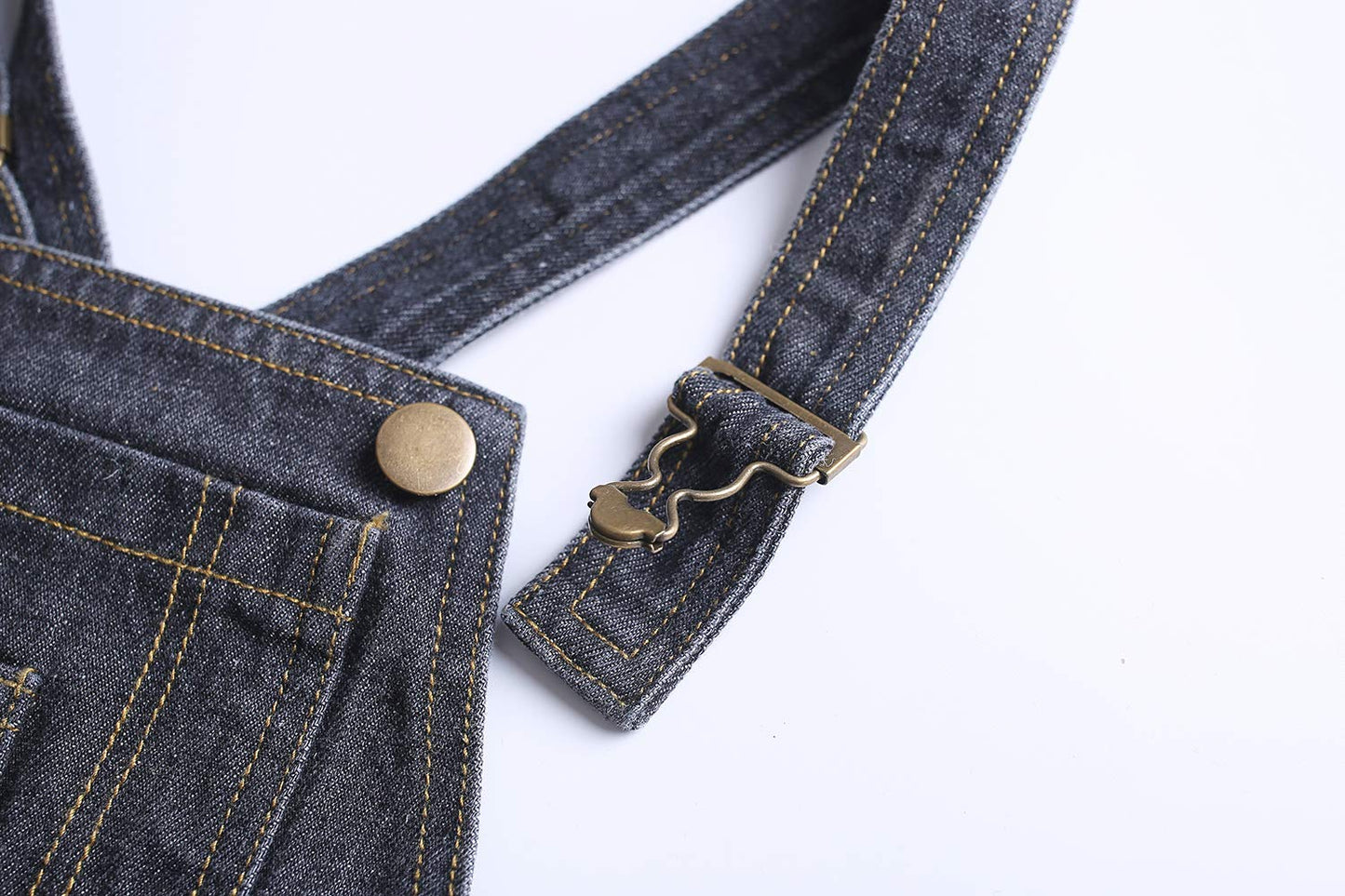 Kidscool Space Baby Boy Girl Jean Overalls,Toddler Ripped Denim Cute Workwear,Blue,6-12 Months