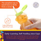 Special Supplies Honey Bear Straw Cup For Babies, 4-Pack, Fun Animal-Shaped Baby Led Weaning Training Drink For Straw Training A