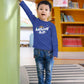 Birthday Boy Shirt Happy First 1St 2Nd 3Rd 4Th 5Th Toddler Boys Year Old Crown (As1, Age, 12_Months, Charcoal Blue - Long Sleeve