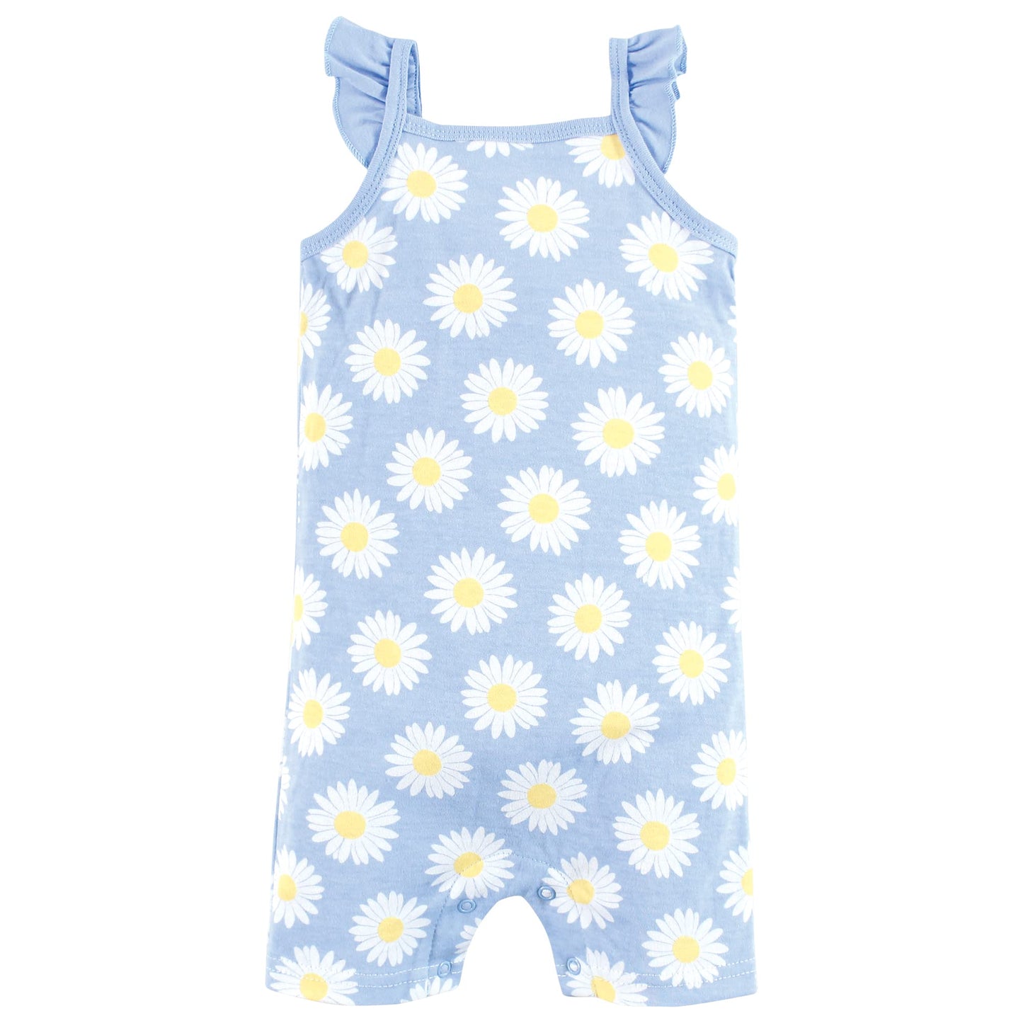 Hudson Baby Unisex Baby Cotton Rompers, Bee Kind, 12-18 Months