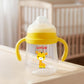 LuvLap Star Anti Spill Spout Sipper for Kids with Twin Handles, 270 ml, Sippy Cups with Soft Silicone Spout and Weighted Straw, 