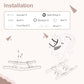 Rock My Baby Rocking Horse with Chair, Pink Unicorn Pony Rocker with Realistic Unicorn Music. Rocking Animal. Wooden Rocking Hor