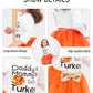 Xuuly My First Thanksgiving Newborn Baby Girls Clothes Romper Top Bow Tutu Short Skirt With Headband Dress Outfit Set(0-3 Months