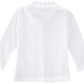 Lilax Baby Girls' Little Hearts Knit Cardigan Sweater (9 Months White)