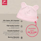 Zutano Unisex Baby Fleece Hat, Winter Baby Hat For Boys And Girls, Cold-Weather Baby Gear, Infant Cap, Baby Pink, 6M