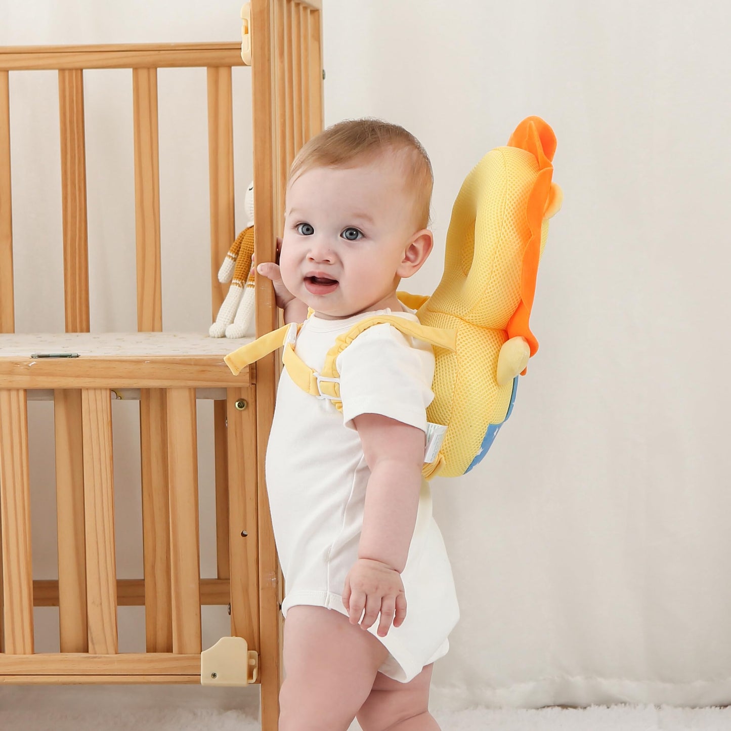 Sozoon Baby Head Protector Backpack - Soft & Lightweight Head Protection Pillow For Bebe Walking And Crawling