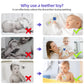 Chuya Silicone Baby Teether Toy TV Remote Control Shape Chew Toy for Babies 3+ Months, Teething Relief Baby Toys for Infants (Wh