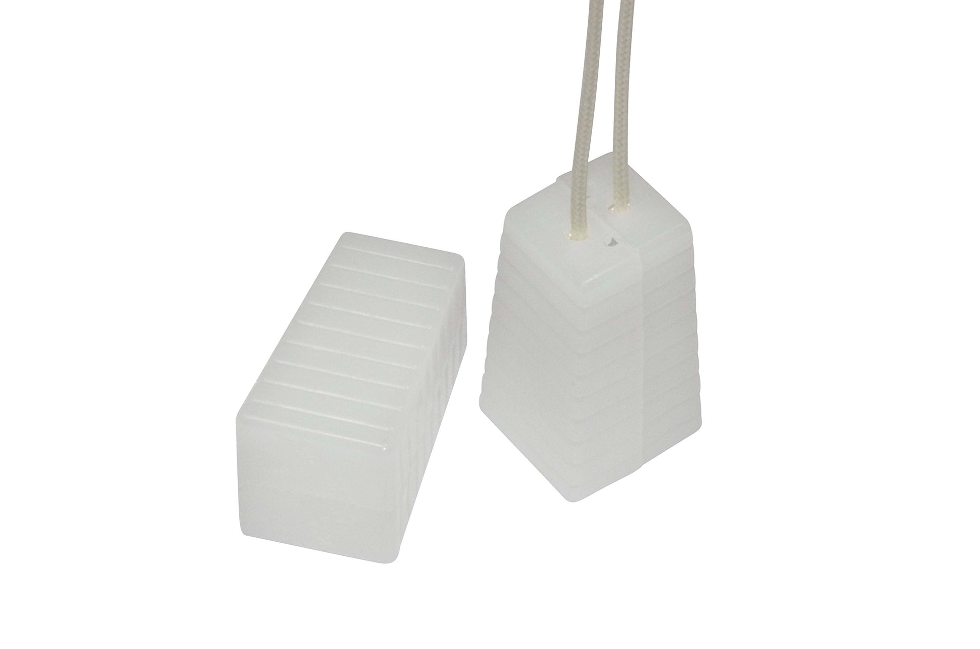 For Safety'S Sake! Horizontal Blind Tassels - Ivory Trapezoid Tassel For All Horizontal Blinds. Opens Under Pressure. For Home,