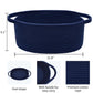 Abenkle Small Woven Storage Basket With Handles - 12'X8'X5', Decorative Rope Bin For Home Organization, Cat & Dog Toys, Shelf