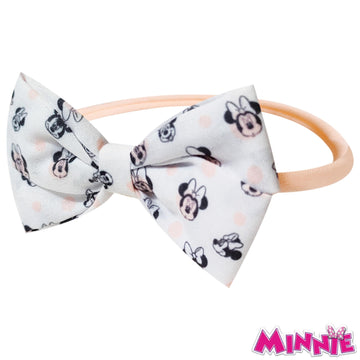 Luv Her Baby Accessories Adorable Disney Minnie Baby Headband Bows Soft Elastic Newborn Girl Essentials Baby Hair Product Printe